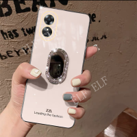 เคสโทรศัพท์ซิลิโคนนิ่มเคลือบออปโป้ A78 5G Reno 8T 4G 5G 2023ลวดดัดฟันเพชรระยิบระยับสุดหรูสำหรับ OPPO A78 5G เคส RENO8T เลนส์ป้องกันฝาหลังกันกระแทก OPPOA78 5G