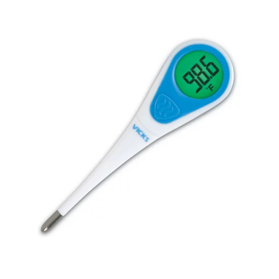 Vicks SpeedRead Digital Thermometer with Large Screen Display & Fever