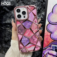 เคส3D ลายคลื่นเคลือบอิเล็คโทรเพลทเคสโทรศัพท์มีลายคลื่นสำหรับ iPhone 14 13 12 11 Pro Max กรอบกันกระแทกแบบนิ่ม