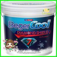 สีน้ำทาภายนอก BEGERCOOL DIAMONDSHIELD7 BASE A เนียน 9 ลิตรWATER-BASED EXTERIOR PAINT BEGER COOL DIAMONDSHIELD 7 BASE A SHEEN 9L **ของแท้100%**