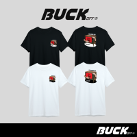 BUCKOFF : เสื้อยืดโอเวอร์ไซส์ สกรีนลาย OVERSIZED T-SHIRT ทรงหลวม Cotton 100% สัมผัสนุ่ม สวมใส่สบาย รุ่น TP16