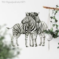 Wall stickers✹۞ 13guejudroto1971 Adesivo zebra e animal para quarto sala de estar decalque infantil decoração fundo sofá novo