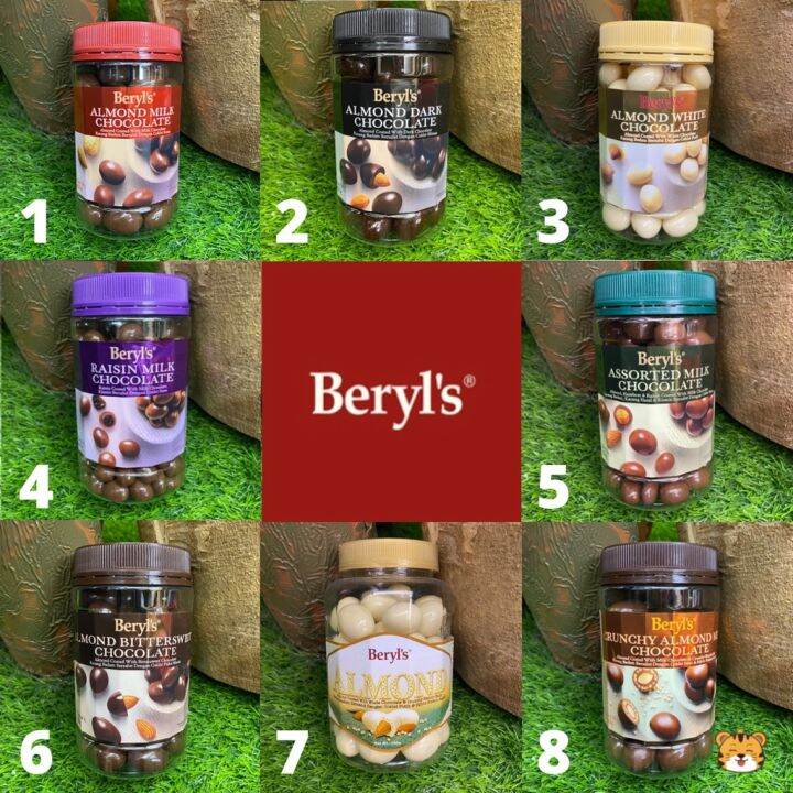 Beryls Almond Chocolate Jar 380450g Lazada