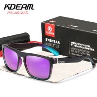 【CW】☂  KDEAM Fashion Polarized Sunglasses Men Mirror UV Glasses Outdoor Goggles KD129