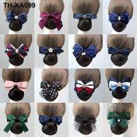 Internet celebritys same style professional hair girls net pocket plate elegant nurse hotel bank work bow