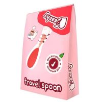 ?..??โปรโมชั่น?...... Peachy Travel spoon ช้อนสำหรับใส่กับอาหารเสิรมพีชชี่ 1 ชิ้น ราคาถูก?.????????? ช้อน  ส้อม  ช้อนสแตนเลส ช้อนสั้น