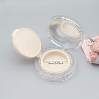 15g / 0.5oz Air Cushion Puff Case คอนเทนเนอร์เครื่องสำอางแบบพกพาพร้อม BB Foundation Cream Sponge Mirror