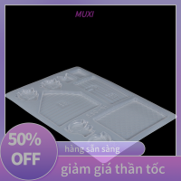 ?【HOT SALE】MUXI Noneath LUCKY บ้านขนมปังขิงแม่พิมพ์ Jelly พิมพ์ทำพุดดิ้งช็อกโกแลตแม่พิมพ์อบขนม