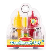 [6ชิ้น] รุ่น 9358 ชุดตระกร้าเครื่องปรุง Melissa &amp; Doug Condiment Set รีวิวดีใน Amazon USA ไม่เหมือนใคร เหมือนของจริง จับถนัดมือ ของเล่นเด็ก