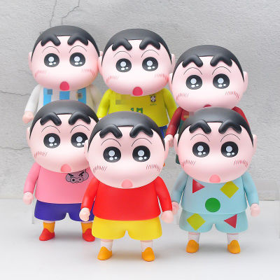23cm Crayon Shin-chan Cosplay Lionel Messi Neymar CR7 Action Figure Model Dolls Toys For Kids Gifts Collections