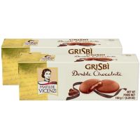 Matilde Vicenzi Grisbi Double Chocolate Biscuits มาทิลเดวิเซนซี กริสบี้ ดับเบิ้ลช็อกโกแลต 150g. (แพคคู่)