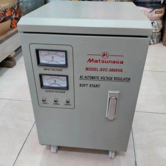Promo STABILIZER MATSUNAGA 5000 VA /STAVOL MATSUNAGA 5000VA Lazada