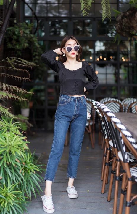 พร้อมส่ง-babarryjeans-รุ่นขายดี-รุ่นสุดฮิต-มีs-5xl-มีบิ๊กไซส์-ทรงบอย-เอวสูง-เข้าทรง-เก็บทรงสวย