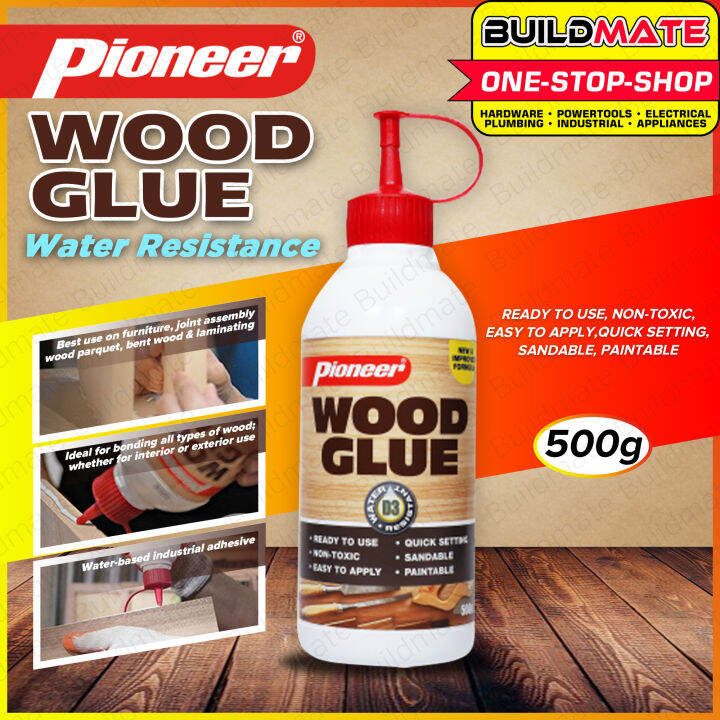 PIONEER Woodworking Wood Glue 500G WaterResistant Polyvinyl Acetate