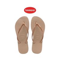 Havaianas รองเท้าแตะผู้หญิง SLIM PREP ROSE GOLD สีน้ำตาลทอง 40000303581GDXX (รองเท้าแตะ รองเท้าผู้หญิง รองเท้าแตะหญิง) ver cnb