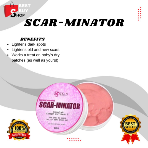 AUTHENTIC SCARMINATOR SCAR REMOVER/ PERFECT REMEDY FOR ALLERGIES