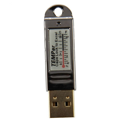Gold TEMPer PC Laptop USB Sensor Temperature Data Logger Recorder