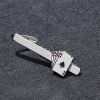 7 Style High Quality Enamel Poker A Tie Bar New Tie Clips For Men Shirt Musical Note Tie Clips Wedding Gift Men Jewelry