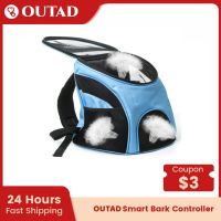 OUTAD Pet Backpack Mesh Breathable Pet Carrier Backpack Padded Shoulder Straps Cat Dog Traveling Hiking Zipper Carry Bags