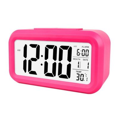 【Worth-Buy】 จอแสดงแบ็คไลท์นาฬิกาปลุก Led แบบดิจิตอลนาฬิกาตั้งโต๊ะตั้งปลุกปฏิทินวัดอุณหภูมิฟังก์ชันเลื่อนปลุกนาฬิกาอัจฉริยะอิเล็กทรอนิกส์