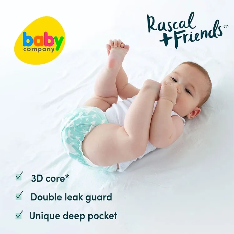Rascal Friends Diapers Tape Small Jumbo Pack 70 pads