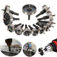 13 Pcs 16-53มม.HSS เหล็ก Hole Saw Kit หัวเจาะตัดเจาะเครื่องมือตัดโลหะสำหรับโลหะโลหะผสมไม้