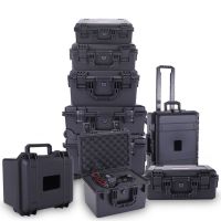 Plastic ToolBox Portable Waterproof Safety Protection Tool Box Shockproof Equipment Instrument Case Tool Case