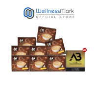 AB Coffee เอบี คอฟฟี่ กาแฟผสมรังนกและคอลลาเจน (20ซอง) 8 กล่อง + แถมฟรี AB Collagen (150g) 1 กล่อง