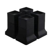 4Pcs Heavy Duty Bed Risers Stackable Furniture Riser Height Adjustable for 2,4 or 6 Inch Lifter for Sofa Table and Chair