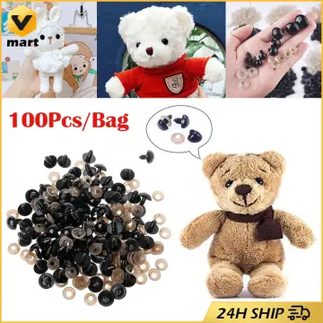 752Pcs Colorful/Black Plastic Safety Eyes and Noses for Teddy Bear Dolls  Toy,Making DIY Doll 