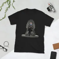Novelty Mans T-shirt Berny sanders Mittens ON Iron throne gildan ของขวัญวันเกิดผู้ชายที่ยอดเยี่ยม T-Shirt
