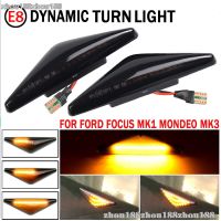 สำหรับ MK III Ford Mondeo MK3 2000 2001 2002 2003 2004 2005 2006 2007ไดนามิกเครื่องหมายไฟ LED ด้านข้างสัญญาณเลี้ยวไฟกะพริบลำดับ (08)