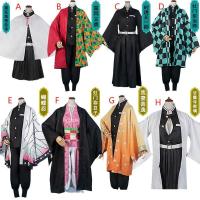 Anime Demon Slayer Kimetsu No Yaiba Tanjirou Kamado Nezuko Cosplay Women And Men Kimono Cosplay Costume Sets