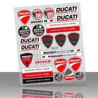 ✸▧ஐ Reflective Motorcycle Stickers Ducati Corse Logo Decals for Ducati Monster Multistrada Diavel Superbike Motorcycle Accessories