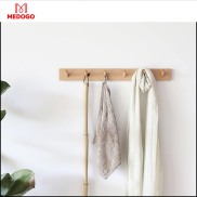 Móc gỗ treo quần áo, kệ trang trí MEDOGO, decor phòng ngủ,móc treo quần áo