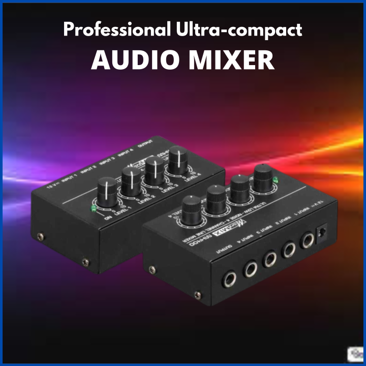 COD Micromix Professional Karaoke Mixer Amplifier 4 Ch