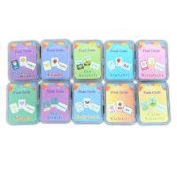 Kids Early Learning Cognitive Flash Card Baby Enlightenment Educational Toys Shape Animal Color Fruit Digital Learning Card