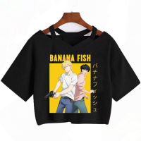 banana fish clothes tshirt men aesthetic casual white t shirt streetwear 2022 t shirt y2k couple clothes