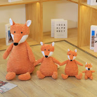 Cartoon Plush Fox Doll Orange Stuffed Animal Multiple Sizes Gift Birthday Girl