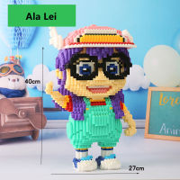 ชุด Arale ปริศนาบล็อกตัวต่อตกแต่งครอบครัวของขวัญราคาถูกที่ดูดีของเล่นชิ้นส่วนตัวต่อของเล่นขนาดเล็ก