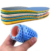 Memory Foam Insoles For Sport Shoes Stretch Breathable Deodorant Running Insert Mesh Cushion For Man Women Sneakers Insoles