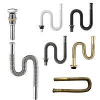 Retractable Drain Hose Sink Drainpipe Basin Pop Up Tube Washbasin Wall Floor Flushing Pipe Fittings