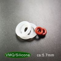 VMQ O Ring Rubber Pads CS 5.7mm Thickness Rubber O Ring Washer Water Seal Gaskets 30/35/40/45/50/55/60/65/70/75/80/85/90 400x5.7