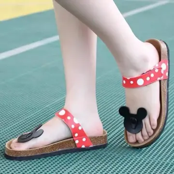 Mickey mouse slippers discount womens