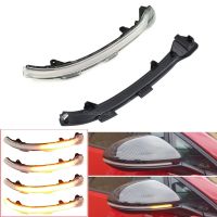 2x LED Side Wing Scroll แบบไดนามิก Blinker ไฟเลี้ยวไฟสัญญาณลำดับสำหรับ Volkswagen Golf 7 VII MK7 E-Golf Touran