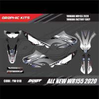 สติ๊กเกอร์วิบาก YAMAHA WR155R 2020 ทั้งคัน Graphic kit สติ๊กเกอร์เคลือบเงา สุดคุ้ม