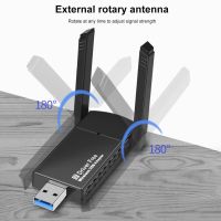 USB WiFi Adapter 5G/2.4G Wireless Network Adapter 802.11ac/b/g/n Dual Antennas 180 Rotation for PC Windows Vista/XP/Win7/8/10/11  USB Network Adapters