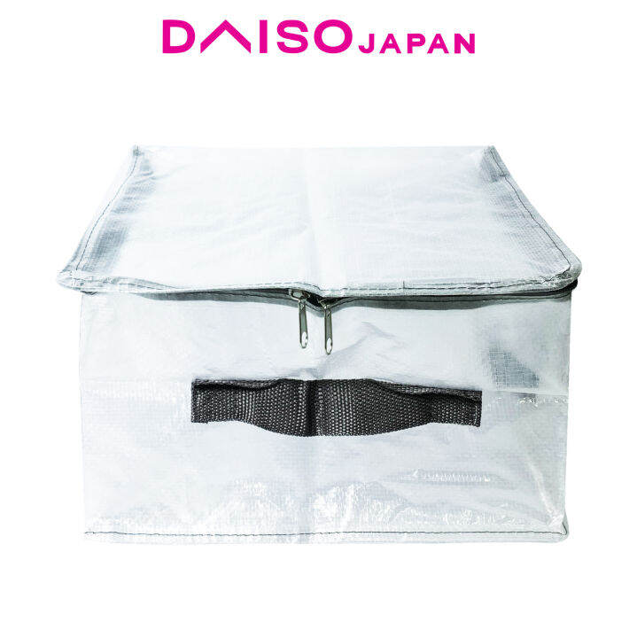Daiso Clear Storage Bag (18cm x 30cm) Lazada PH