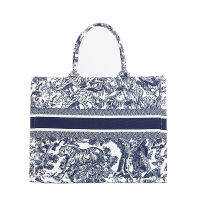 กระเป๋า Tote กระเป๋าผู้หญิงรุ่นใหม่สไตล์จีน jacquard ปักลายแฟชั่นกระเป๋าสะพายกระเป๋าช้อปปิ้งแบบพกพาความจุขนาดใหญ่กระเป๋าผ้าใบผู้หญิง