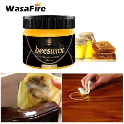 Waterproof Wood Care Wax Natural Wood Seasoning Beeswax Solid Wood Maintenance Cleaning Polished Furniture Wax